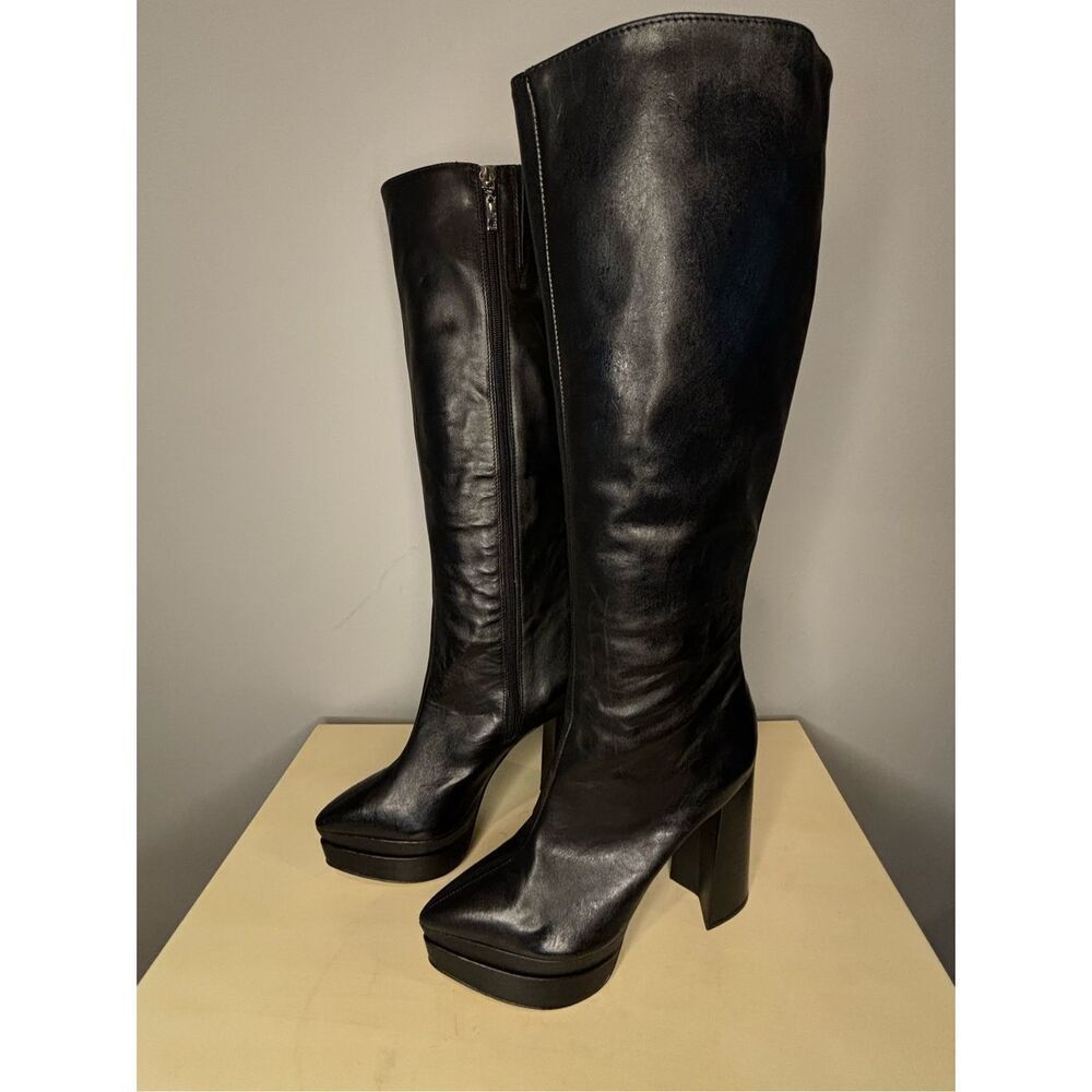 SCHUTZ Black Heeled Boots